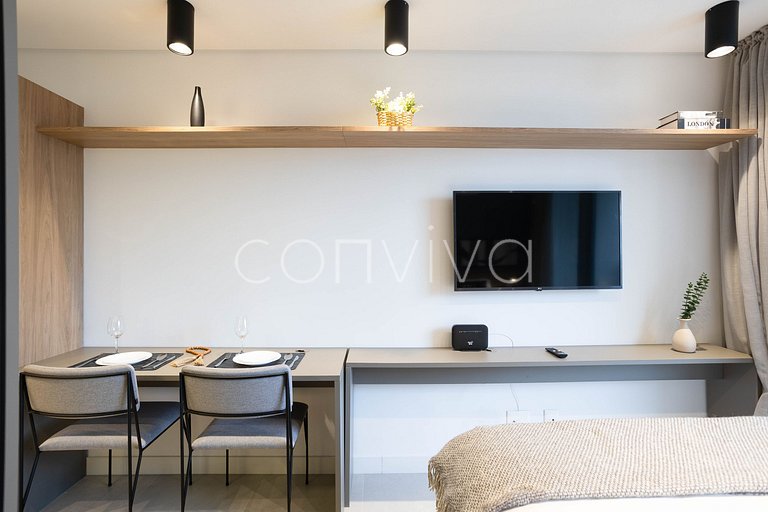 ALM0410 Studio novo no Tatuapé c/ ar condicionado