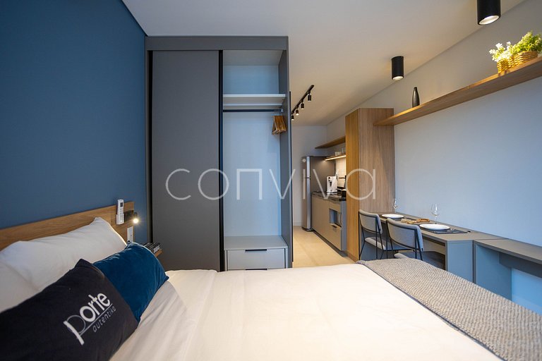 ALM0410 Studio novo no Tatuapé c/ ar condicionado