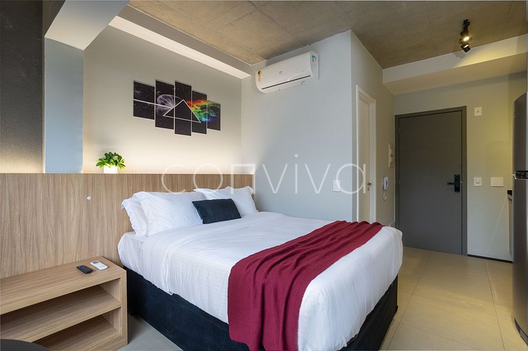 ONPA0720 Studio c/ piscina e academia | Paraíso