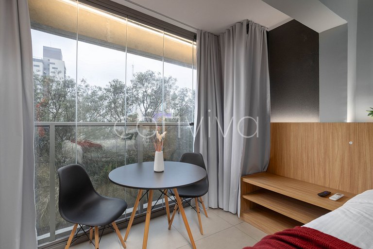 ONPA0720 Studio novo c/ piscina | Metrô Paraíso