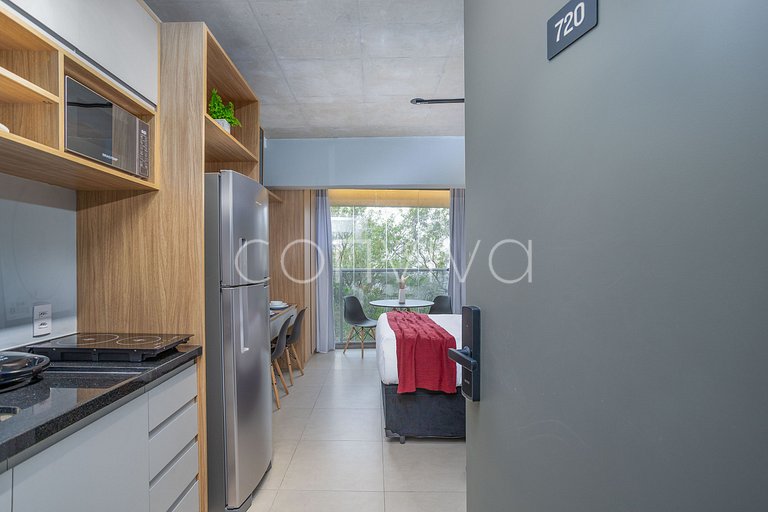 ONPA0720 Studio novo c/ piscina | Metrô Paraíso
