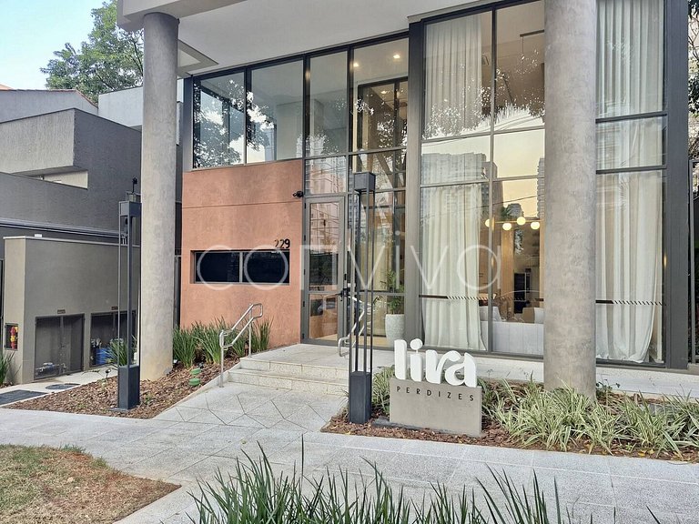 LIPE0408 Lira Perdizes: Studio moderno e completo