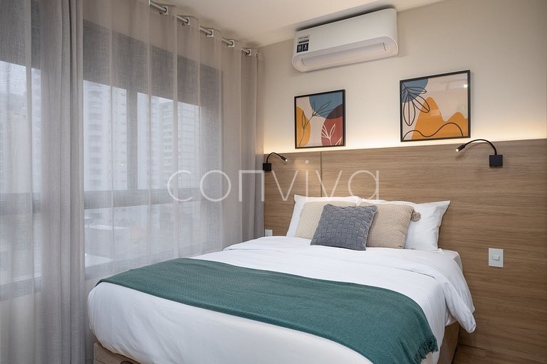 LIPE0408 Lira Perdizes: Studio moderno e completo