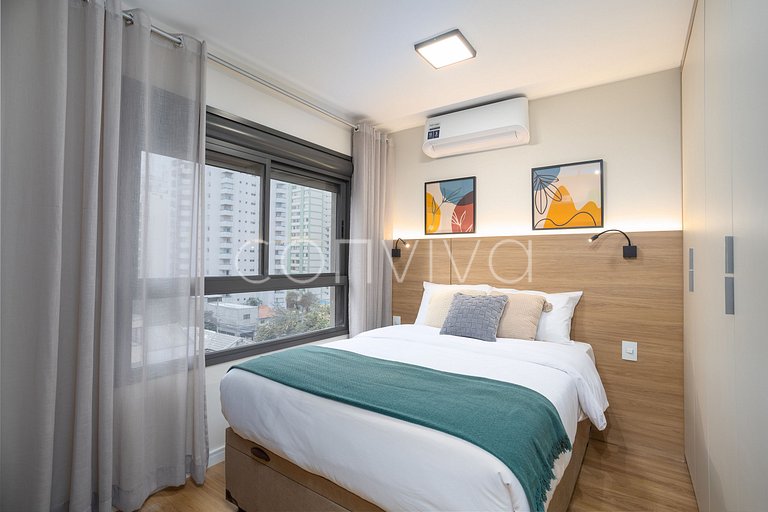 LIPE0408 Lira Perdizes: Studio moderno e completo