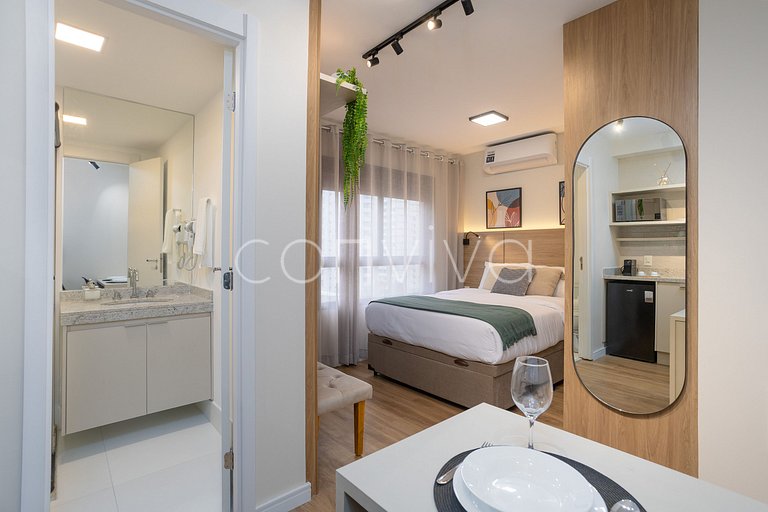 LIPE0408 Lira Perdizes: Studio moderno e completo