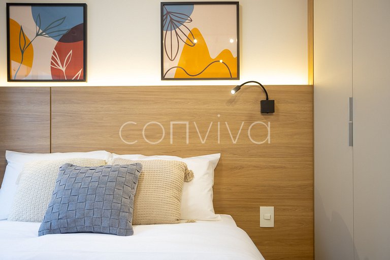 LIPE0408 Lira Perdizes: Studio moderno e completo