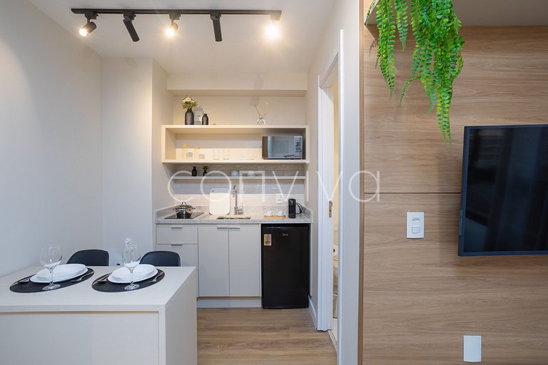 LIPE0408 Lira Perdizes: Studio moderno e completo