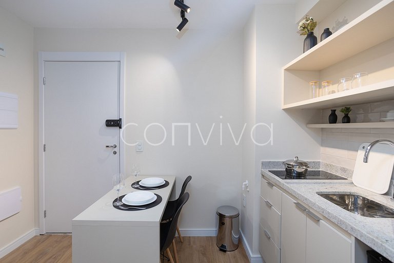 LIPE0408 Lira Perdizes: Studio moderno e completo