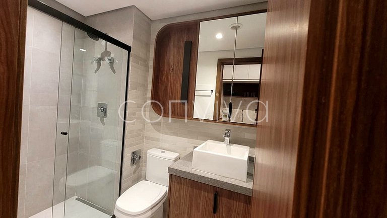 LUM1301 Studio moderno com varanda e lazer SP