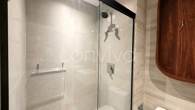 LUM1301 Studio moderno com varanda e lazer SP