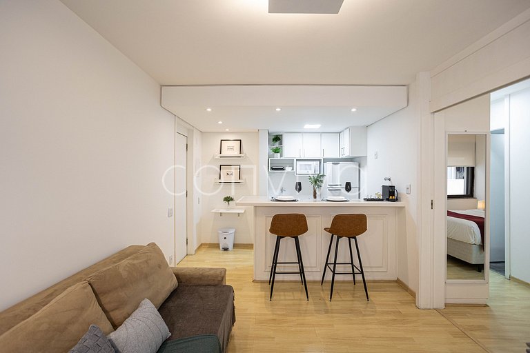 LOR035 Flat with bathtub and parking space in Jardins