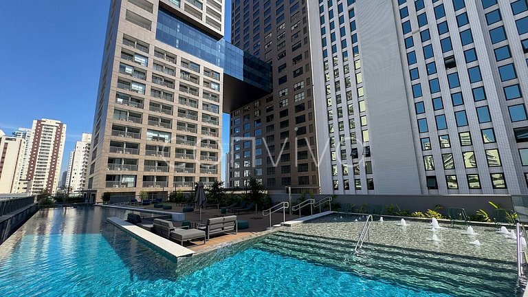 ALM0410 Studio novo no Tatuapé c/ varanda + Wifi