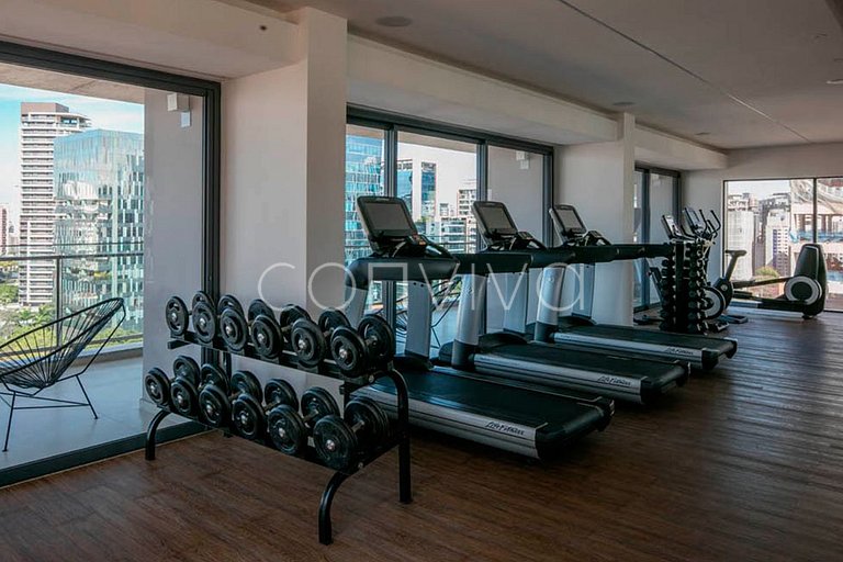 FI185 Vista do Itaim Bibi | Cama King | 90m²