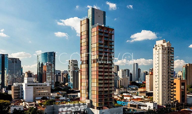 FI143 Forma Itaim: Studio premium c/ vista livre