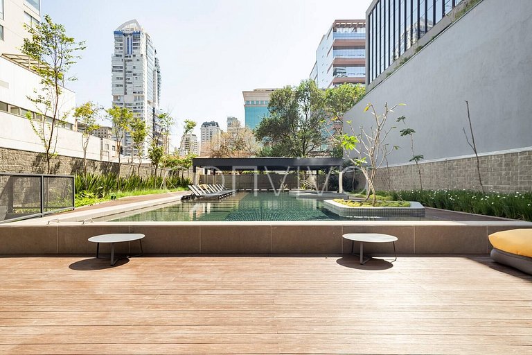 VNMI203 42m² c/ varanda, 03 hospedes V. Olimpia- F. Lima