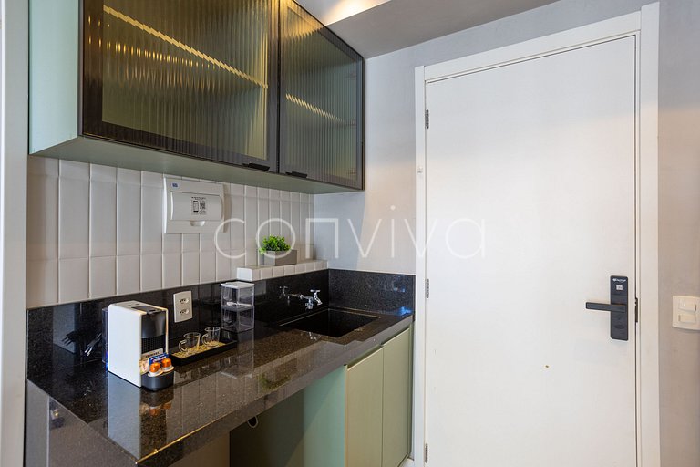 LGN1511B Moderno, 30m² con oficina en casa para 3 huéspedes