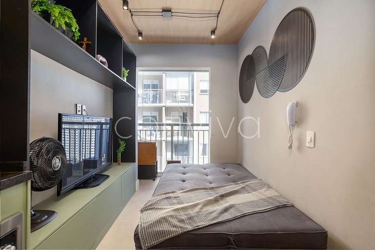 LGN1511B Moderno, 30m² c/Home Office p/3 hóspedes