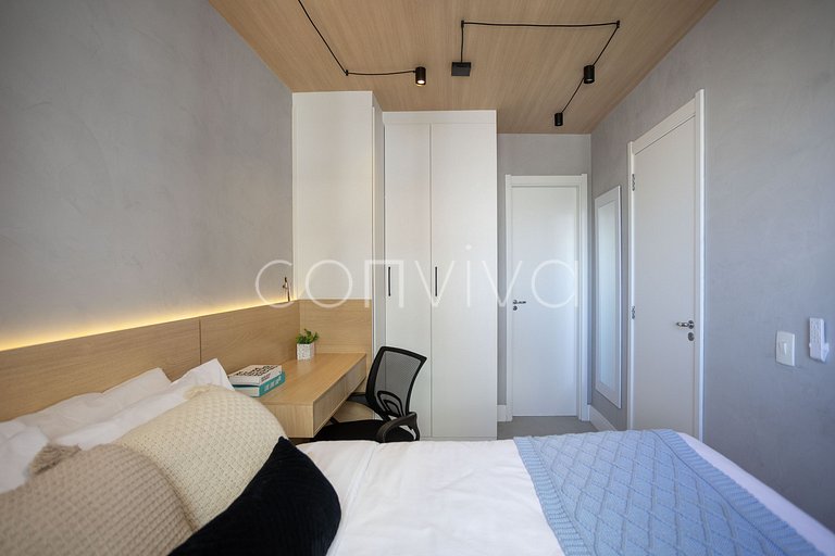 LGN1511B Moderno, 30m² con oficina en casa para 3 huéspedes