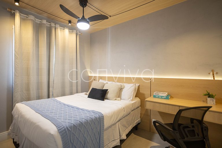 LGN1511B Modern, 30m² with Home Office for 3 guests