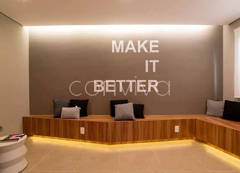 LGN1511B Moderno, 30m² c/Home Office p/3 hóspedes