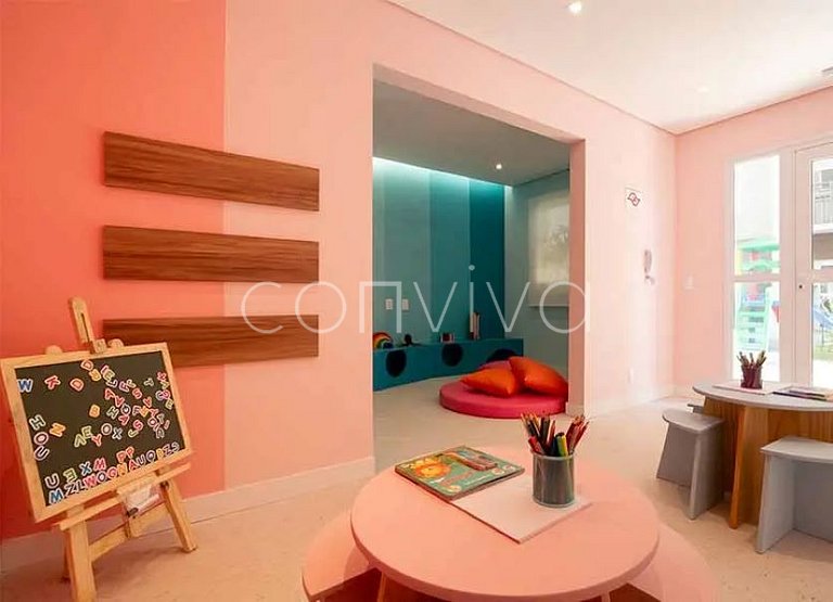 LGN1511B Moderno, 30m² c/Home Office p/3 hóspedes