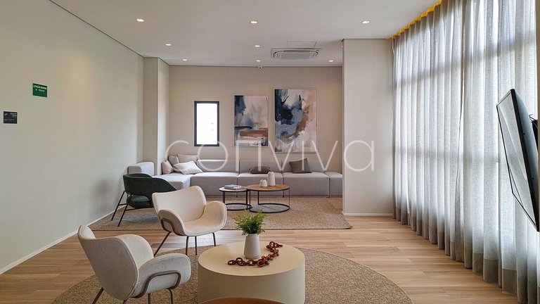 TOD1407 Ap p/3 hospedes no melhor da Vila Olímpia