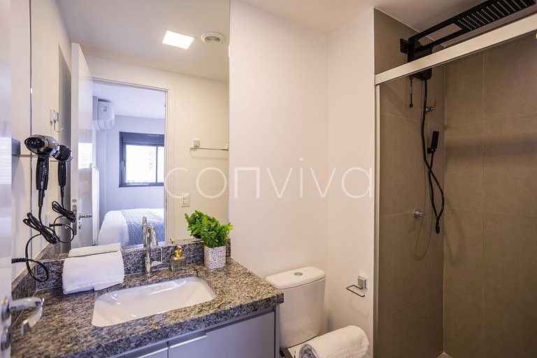 TOD1407 Ap p/3 hospedes no melhor da Vila Olímpia