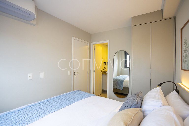 TOD1407 Ap p/3 hospedes no melhor da Vila Olímpia