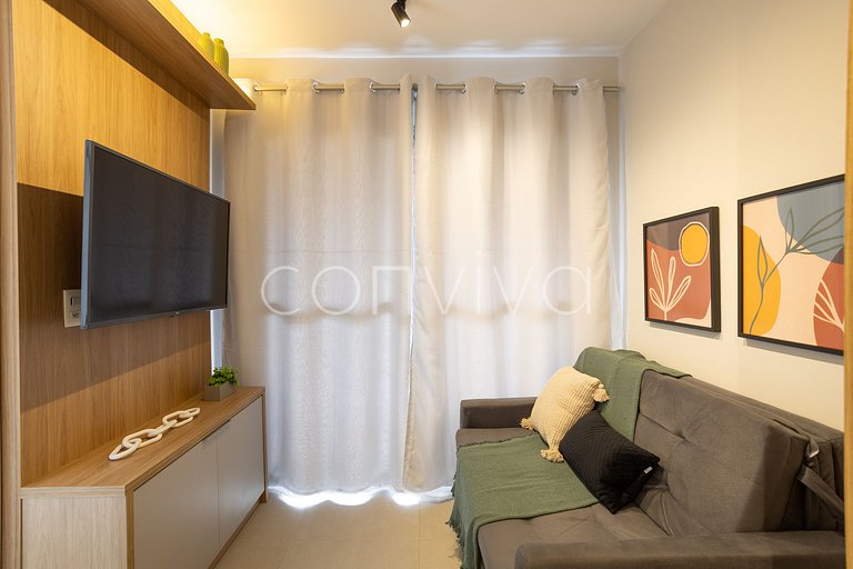 TOD1407 Ap p/3 hospedes no melhor da Vila Olímpia