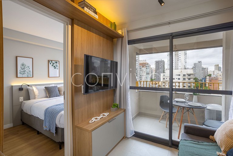 TOD1407 Ap p/3 hospedes no melhor da Vila Olímpia