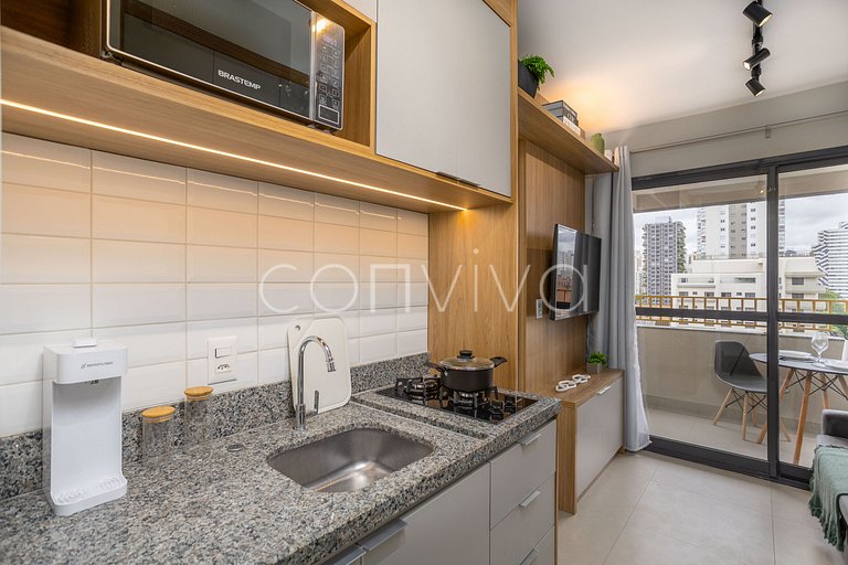 TOD1407 Ap p/3 hospedes no melhor da Vila Olímpia