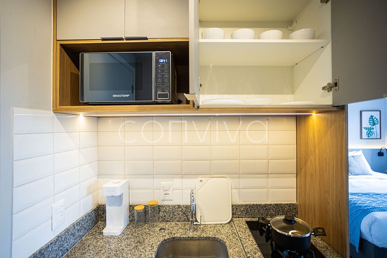 TOD1407 Ap p/3 hospedes no melhor da Vila Olímpia