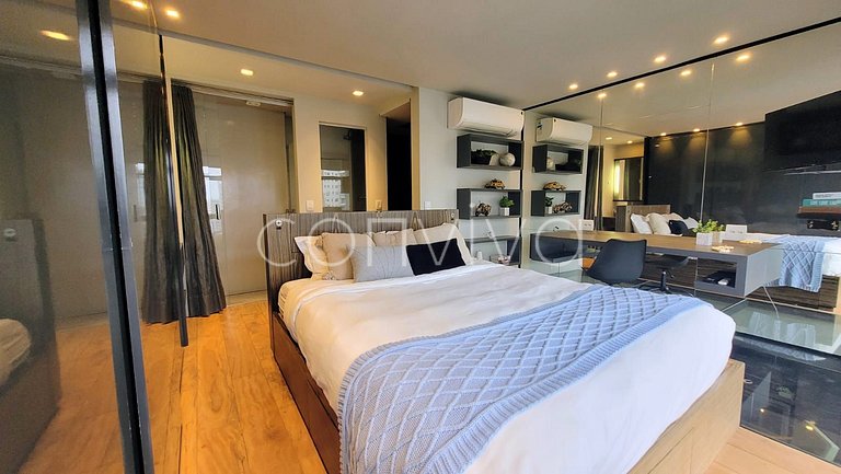 URB1403 Duplex c/ vista incrível e vaga no Itaim