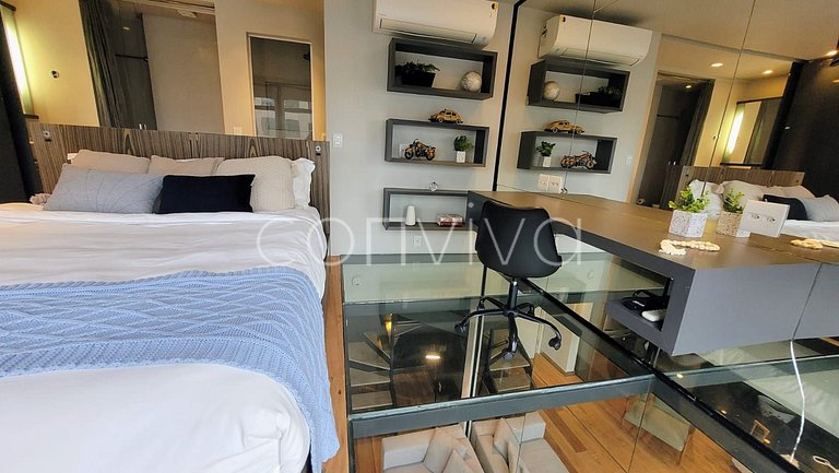 URB1403 Duplex novo c/ vista incrível e vaga no Itaim