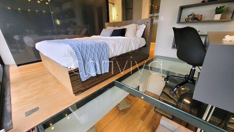URB1403 Duplex novo c/ vista incrível e vaga no Itaim