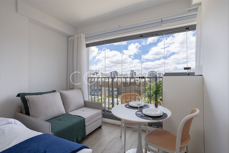 FYM1117 Vista incrível 11º andar c/piscina | Moema