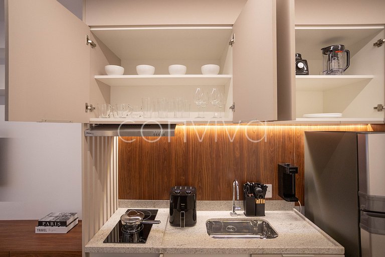 FYM1117 Vista incrível 11º andar c/piscina | Moema