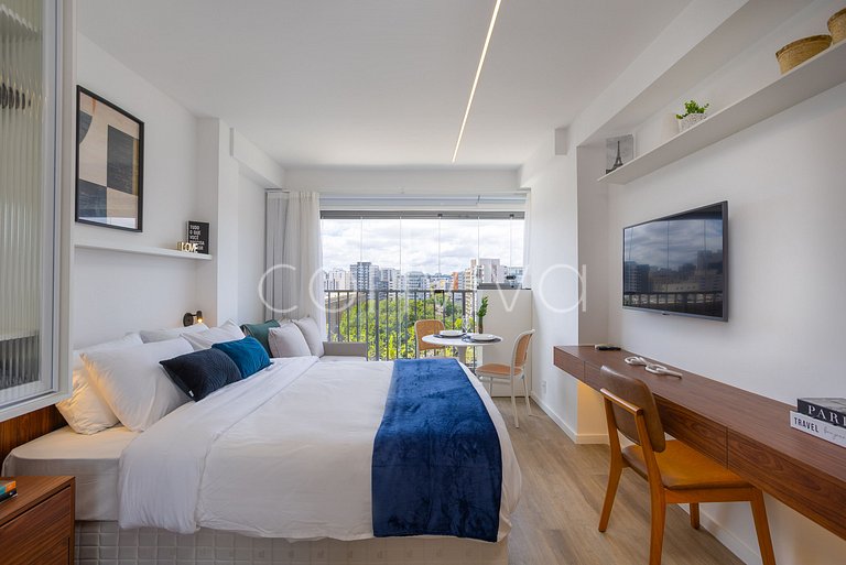 FYM1117 Vista incrível 11º andar c/piscina | Moema