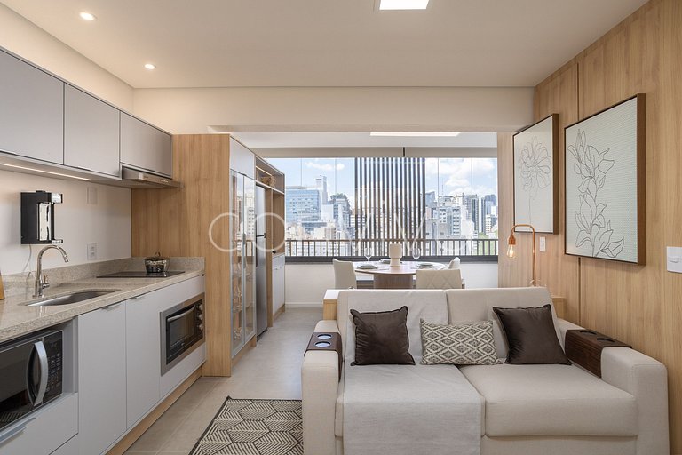 NIP1001 Vista panorâmica do 10º andar | Paulista