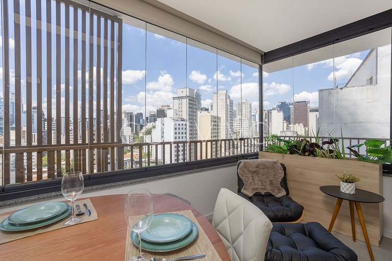 NIP1001 Vista panorámica desde el décimo piso | Paulista