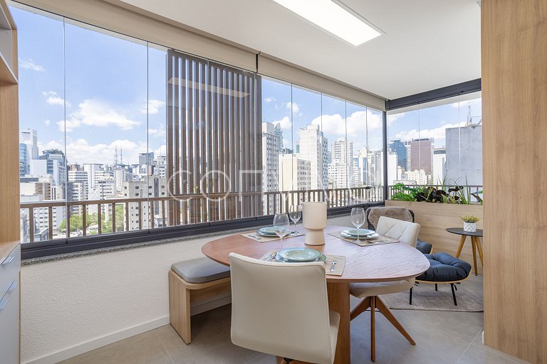 NIP1001 Vista panorâmica do 10º andar | Paulista