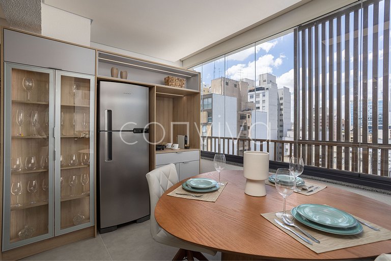 NIP1001 Vista panorámica desde el décimo piso | Paulista