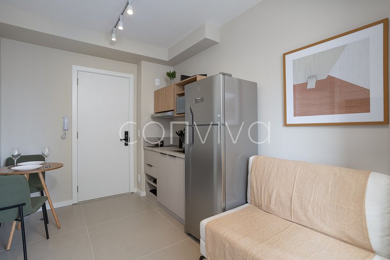 NOV1512 Vista incrível do 15º andar c/ piscina