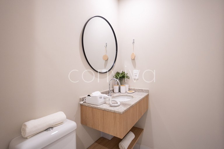 NOV1512 Vista incrível do 15º andar c/ piscina