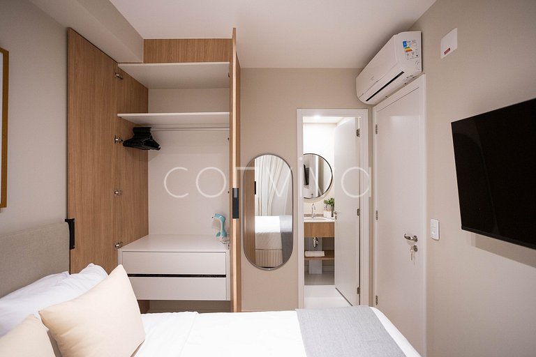 NOV1512 Vista incrível do 15º andar c/ piscina