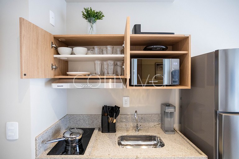 NOV1512 Vista incrível do 15º andar c/ piscina