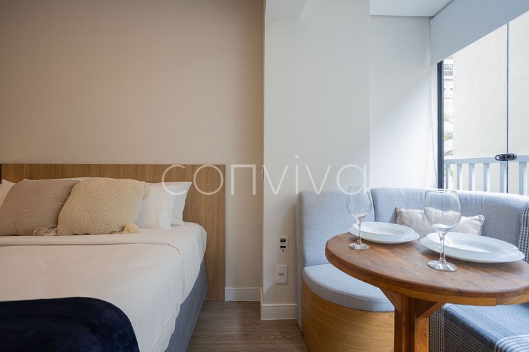 NAG0208 Studio novo em Pinheiros – Próximo a Tudo!