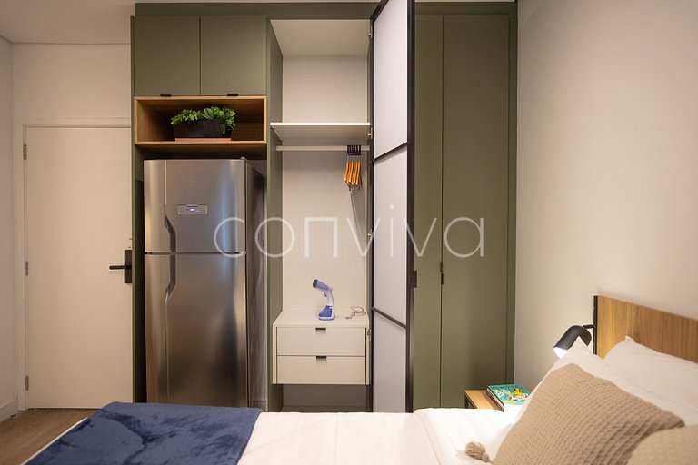 NAG0208 Studio novo em Pinheiros – Próximo a Tudo!