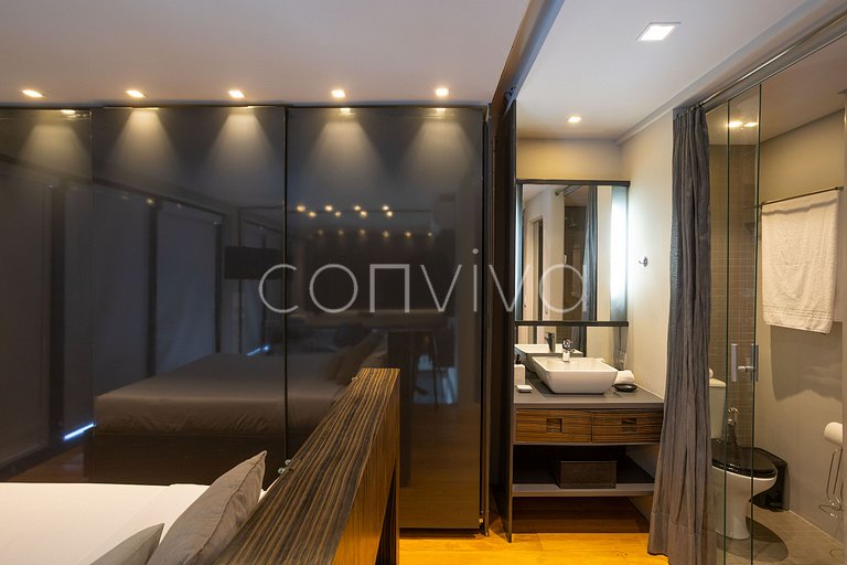 URB1403 Duplex 14º andar c/vista e vaga Itaim Bibi