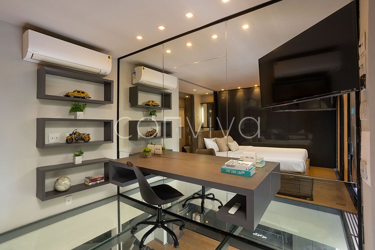 URB1403 Duplex 14º andar c/vista e vaga Itaim Bibi